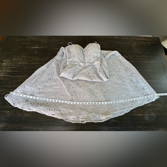 Mori Lee  Classic Mermaid Sweetheart Gown. Color Light Gray. Size 6. NWOT - Picture 6 of 14